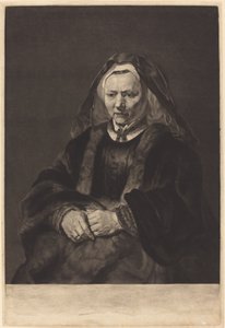 La femme de Rembrandt - Richard Earlom after Rembrandt van Rijn