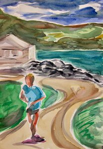 Joggeur, Tiburon, 2017 - Richard Fox