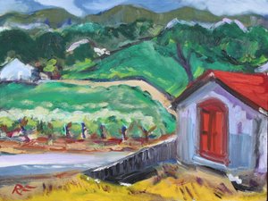 La porte rouge, Sonoma - Richard Fox