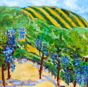 Vignoble et collines ondulantes, 2019