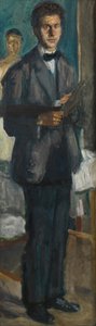 Autoportrait avec une palette - Richard Gerstl