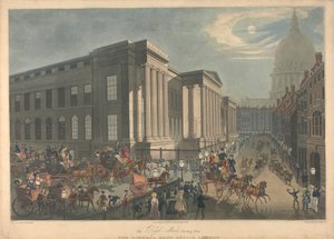 Les courriers royaux partant du bureau de poste général, Londres - Richard Gilson Reeve