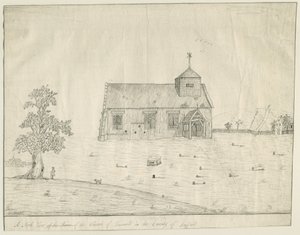 Farewell Church: dessin à la plume, nd [?fin 18e siècle] - Richard Greene