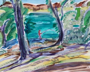 Pêche au Lac Herman - Richard H. Fox
