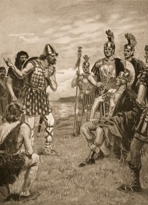 Agricola reçoit un roi irlandais, illustration de 