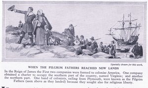 Quand les Pères Pèlerins ont atteint de nouvelles terres, c.1950 - Richard Henry Brock