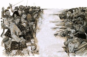 La bataille de Culloden