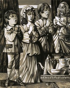 u début du 18e siècle, certains foyers apprenaient à leurs enfants à croire en un Dieu de colère.