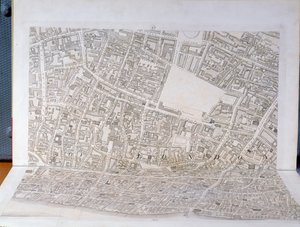 Plan de la ville de Londres, publié en 1813 - Richard Horwood
