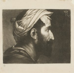 Tête de bourreau, tirée de la Sculptura de John Evelyn - Richard Houston