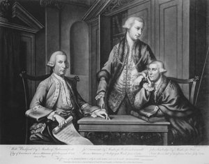 William Beckford (1709-70) James Townsend et John Sawbridge (vers 1732-95) échevins de Londres, gravé par l