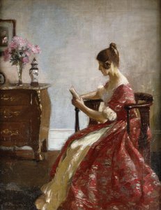 Fille Lisant - Richard Jack