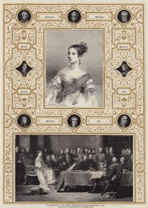 Le premier conseil de Sa Majesté la Reine, Palais de Kensington, 20 juin 1837 - Richard James Lane