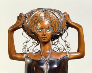 Buchbaumstatuette (détail)