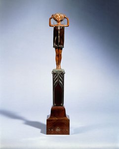 Statuette en buis - Richard Joseph Luksch
