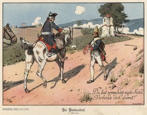 Frédéric le Grand de Prusse à Burkersdorf
