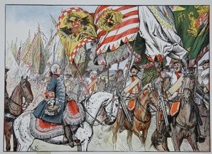 Dans la jubilation de la victoire, Hohenfriedberg, 4 juin 1745 - Richard Knoetel