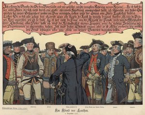 La veille de la bataille de Leuthen