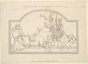 Frontispice du Journal des Jacobites, 27 novembre 1781 - Richard Livesay