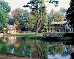 La Maison de la Reine dans le Hameau de la Reine Marie-Antoinette, dans le parc du Château de Versailles