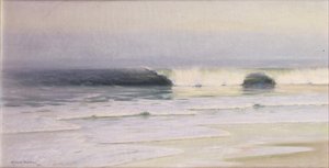 Scène de plage, Long Island - Richard Newton