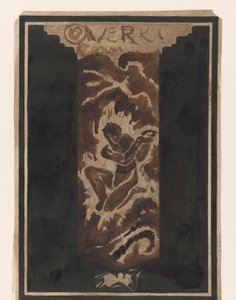 Premier projet pour la couverture du livre Over Kunst, II, par R.N. Roland Holst - Richard Nicolaüs Roland Holst