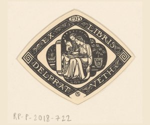 Ex libris de Delprat-Veth - Richard Nicolaüs Roland Holst