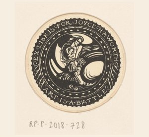 Ex libris de Joyce Haworth - Richard Nicolaüs Roland Holst