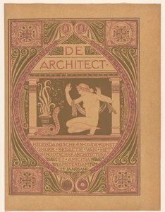Conception de couverture pour : De Architect, 1911 - Richard Nicolaüs Roland Holst