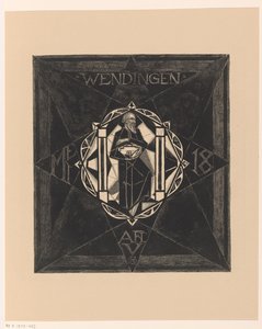 Conception de couverture pour : Wendingen, 1918 - Richard Nicolaüs Roland Holst