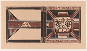 Conception de couverture pour : Wendingen, 1921 - Richard Nicolaüs Roland Holst