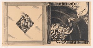 Conception de couverture pour : Wendingen, numéro Toorop, 1928 - Richard Nicolaüs Roland Holst