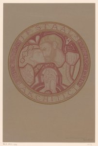 Conception de timbre pour : J.F. Staal - Richard Nicolaüs Roland Holst