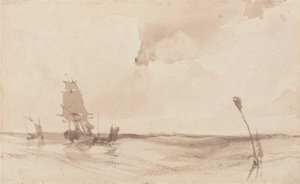 Un paysage marin - Richard Parkes Bonington