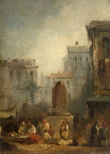 Une ville italienne - Richard Parkes Bonington