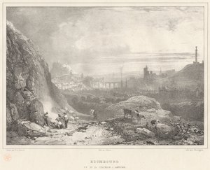Édimbourg vu de la chapelle Saint-Antoine - Richard Parkes Bonington