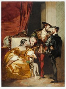 François Ier et la duchesse d