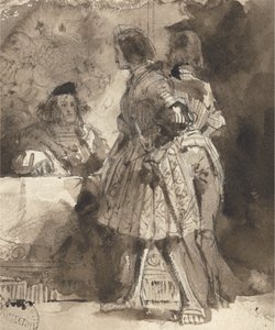 Goetz von Berlichingen devant le magistrat impérial - Richard Parkes Bonington