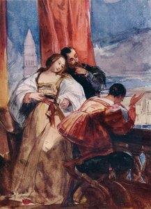 Sur le balcon, Venise - Richard Parkes Bonington