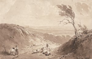 Travailleurs de la route, près de Lillebonne - Richard Parkes Bonington
