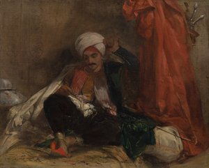 Turc assis - Richard Parkes Bonington
