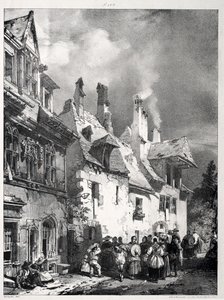 Rue en périphérie de Besançon, France - Richard Parkes Bonington