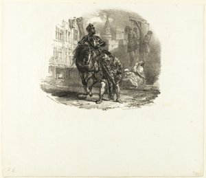Les pendus - Richard Parkes Bonington
