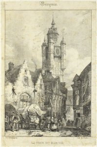 Le Marché de la Tour - Richard Parkes Bonington