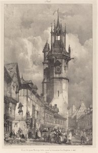 Tour du gros-horloge, Évreux - Richard Parkes Bonington