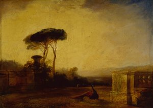 Vue des jardins d