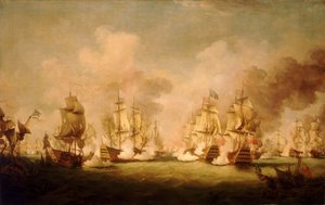 La bataille de Barfleur - Richard Paton