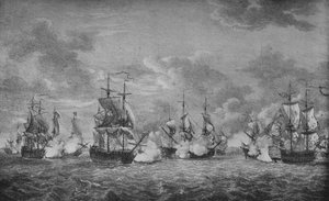 La bataille de Cap-Français, c1760 - Richard Paton