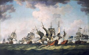 La bataille de la baie de Quiberon, 20 novembre 1759 - Richard Paton