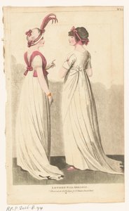 Magazine des modes féminines de Londres et Paris. No. 22. Robes de soirée de Londres. - Richard Phillips